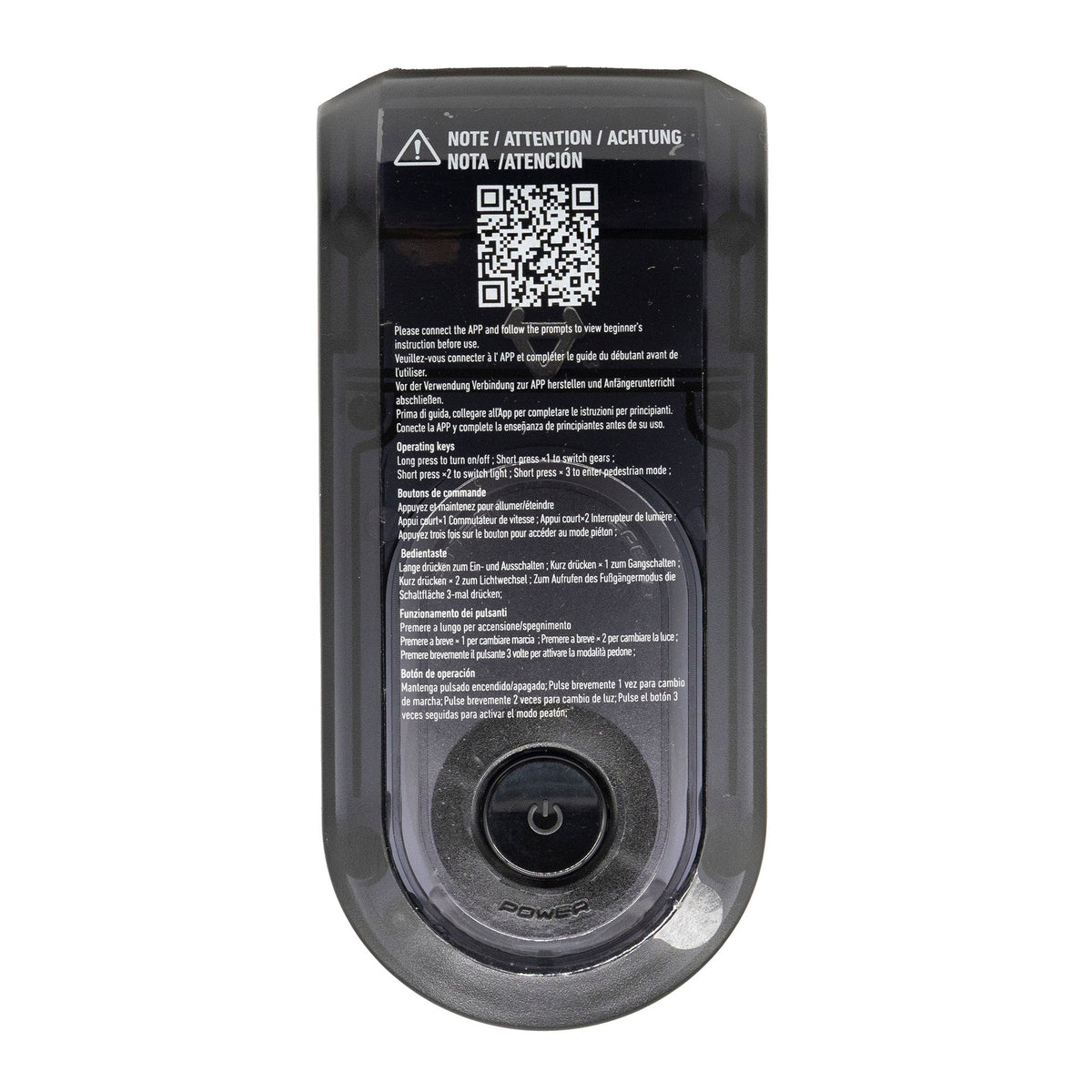 Display Cover NIU KQi1 - Lifty Electric