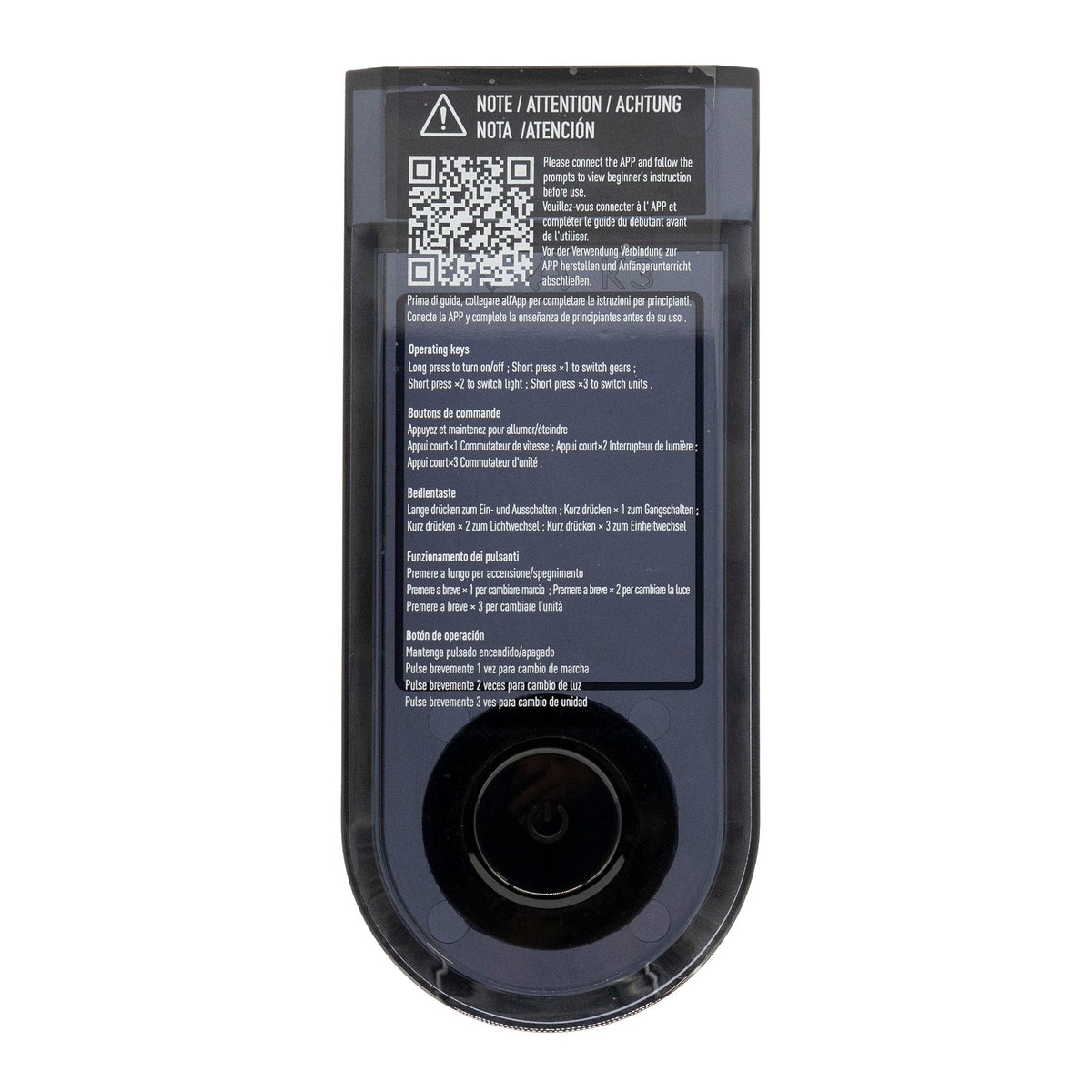 Display Cover NIU KQi3 - Lifty Electric