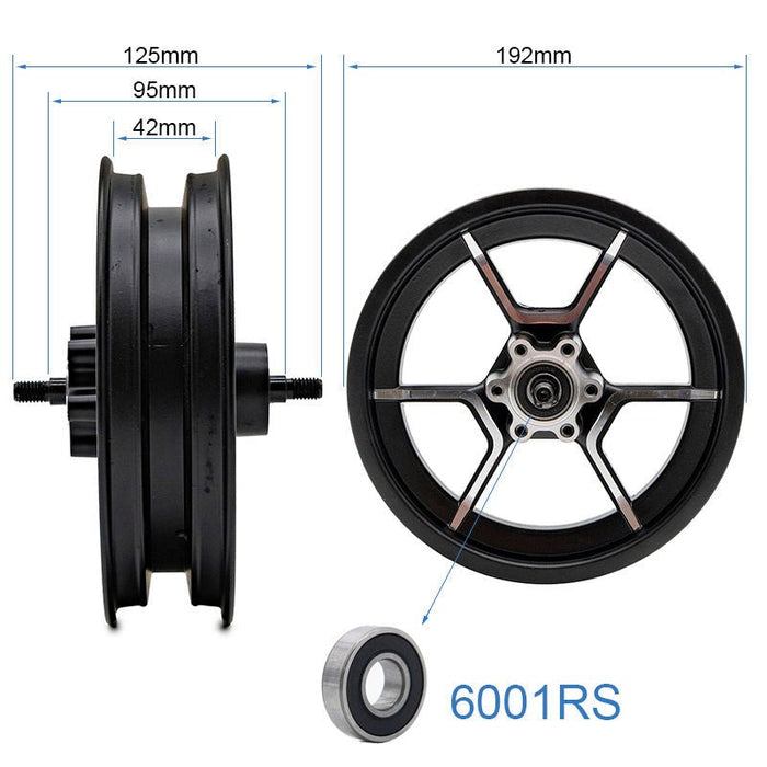 Front Wheel Rim NIU KQi300P - Lifty Electric