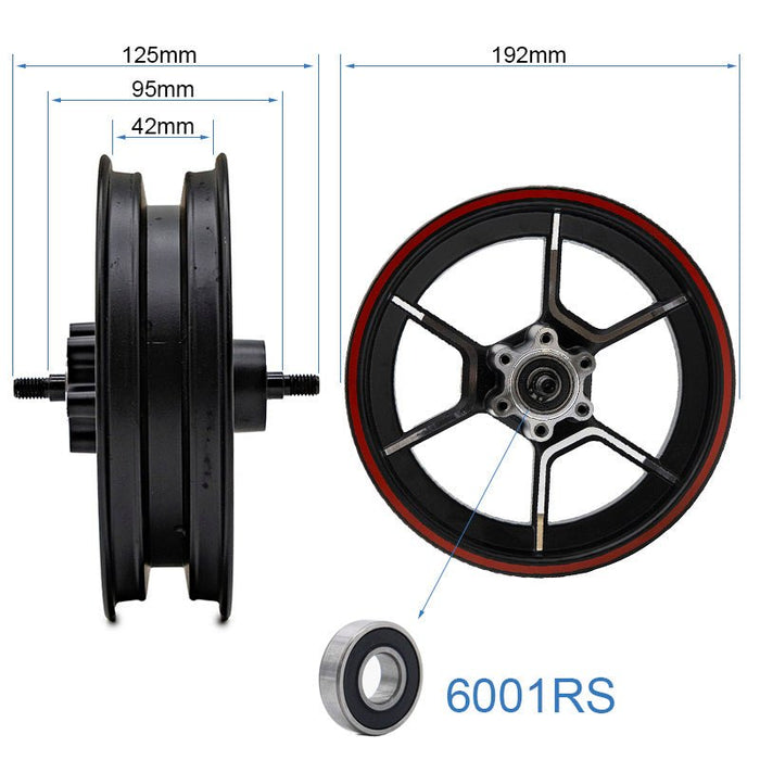 Front Wheel Rim NIU KQi300X - Lifty Electric