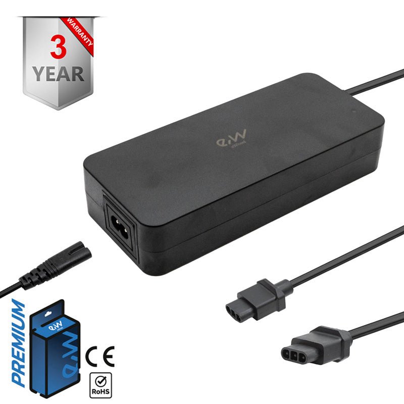 Premium Charger 48V (Output 53,2v) 2A for NIU -Connector SJT-125E - Version 2 - Lifty Electric