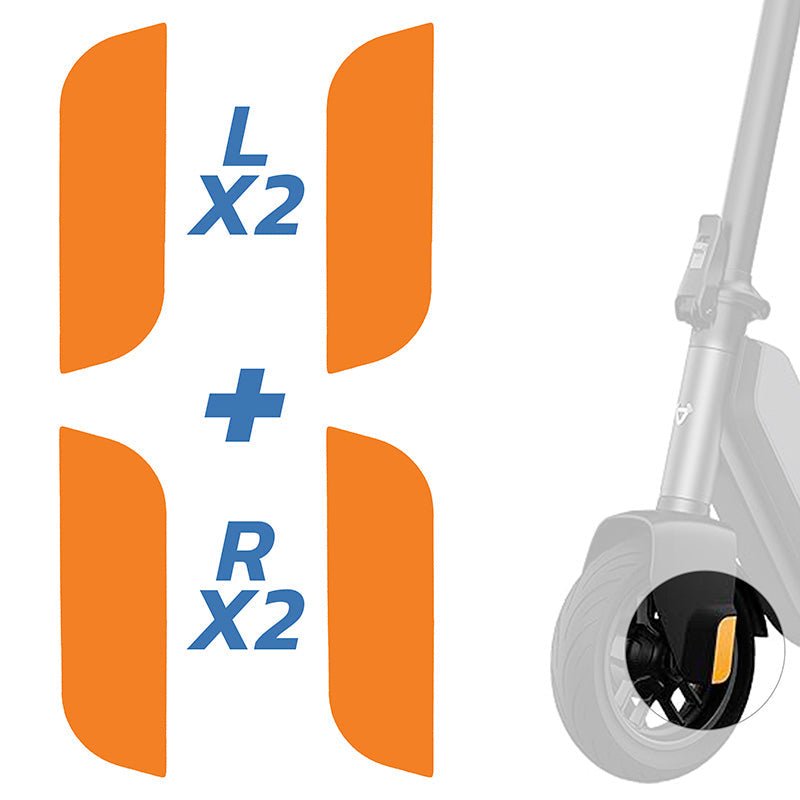 Reflective Decal R and L embellecedor Genuine NIU KQi1 Pro - 4uds - Lifty Electric