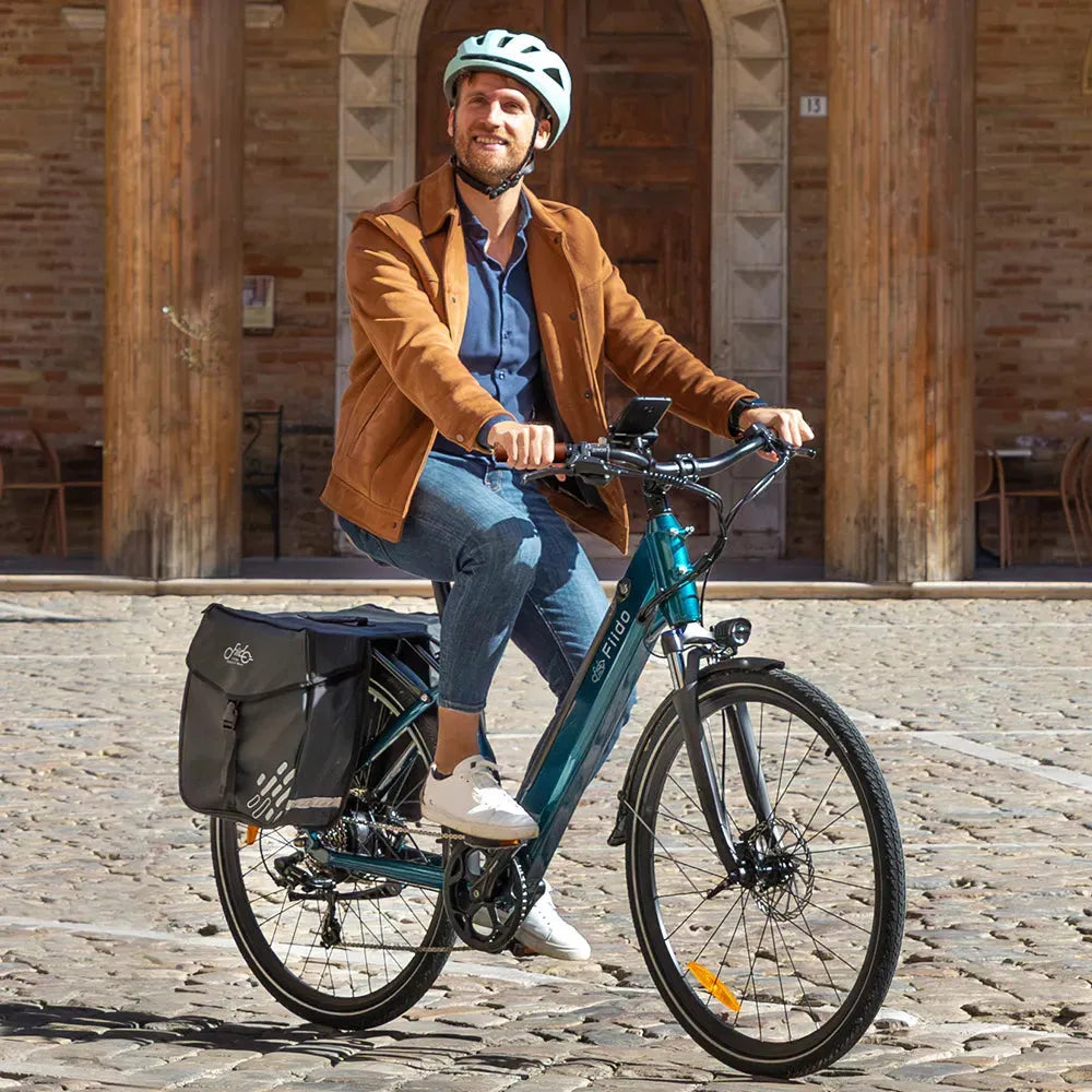 Fiido C11 Pro rider image for Lifty Electric Dublin City Council Bike to Work guide