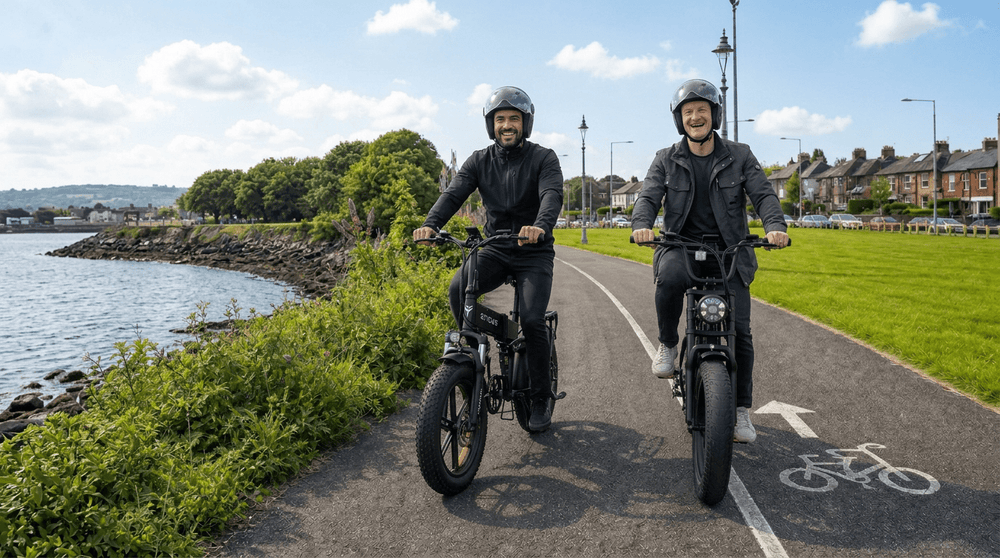 Two Swords Commuters, Two ENGWE Folders, and €7,200 Saved: How Mateo & Darragh Beat Airport Gridlock and Clontarf Traffic - Lifty Electric