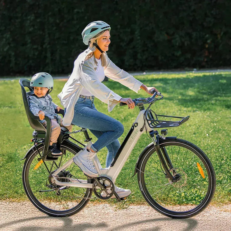 Fiido C11 Electric City Commuter Bike rider view in Ireland