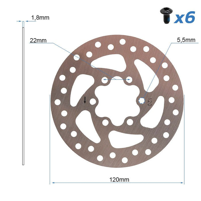 Brake Disc NIU KQi3 MAX - Lifty Electric
