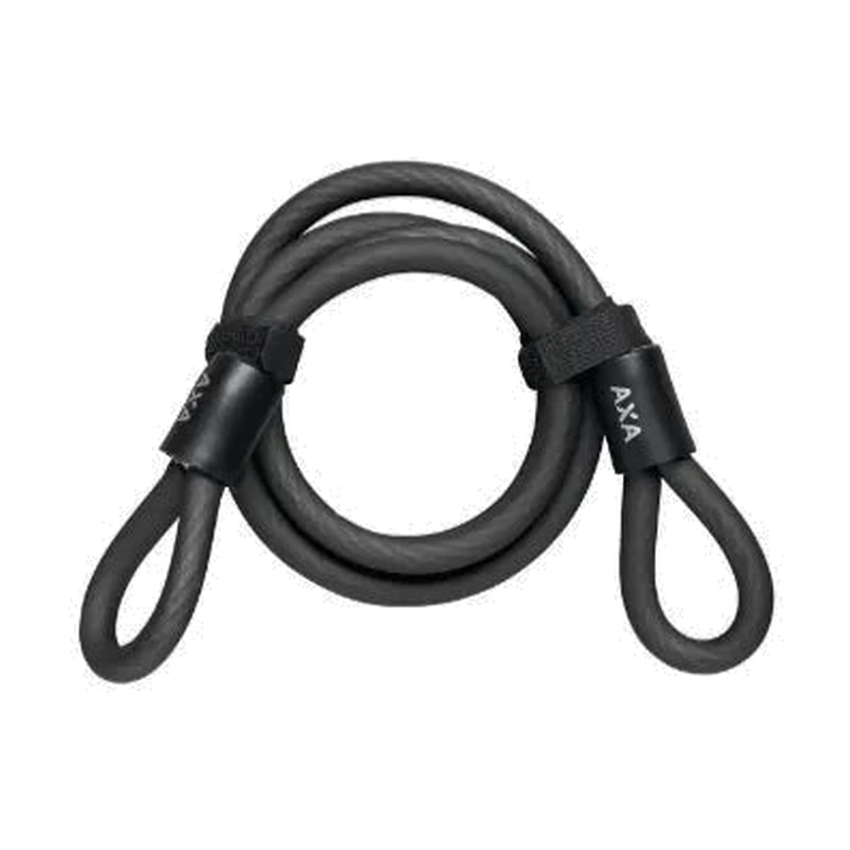 Cable with loops DOUBLE LOOP CABLE/120CM/CARD on a white background