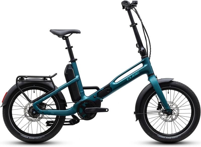 CUBE Fold Hybrid Deluxe 540 2027 — Metallic Petrol / Sea - Lifty Electric