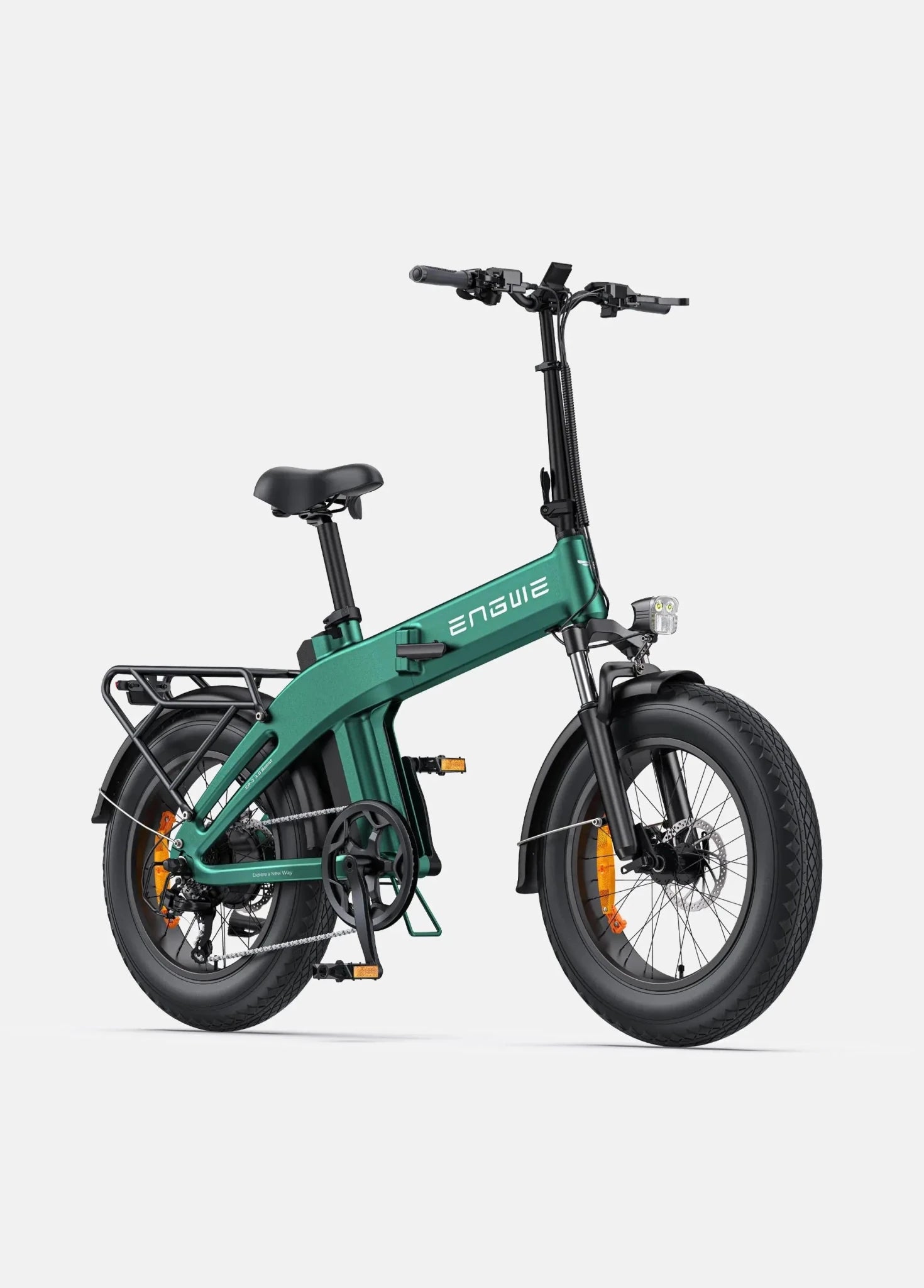 electric boost bicycle ENGWE EP-2 3.0 E-Bike interchangeable rack and rail Color:Firetiger / Chart. 7ft Shimano Spectrum Plus holiday-drop-day-6