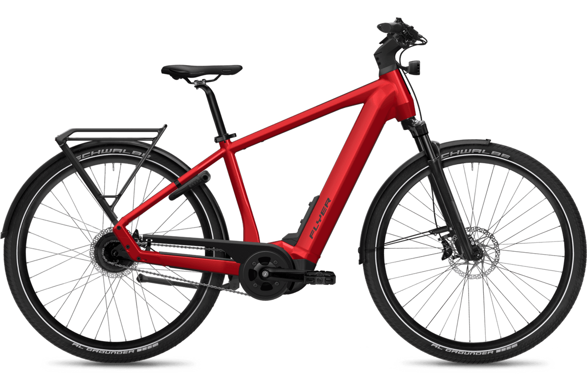 Flyer G1 Upstreet 5.40 CH Diamond Pulse Red Gloss E-Bike - Lifty Electric