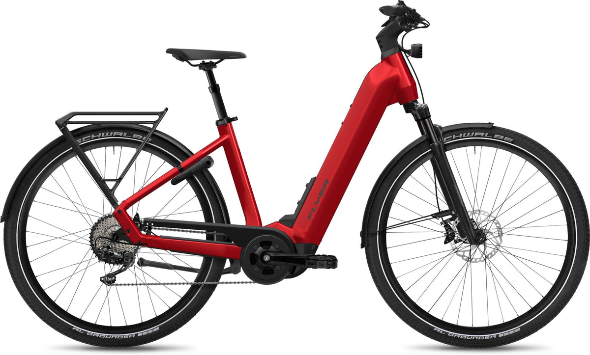 Flyer G1 Upstreet 7.10 Comfort Red E-Bike - Lifty Electric
