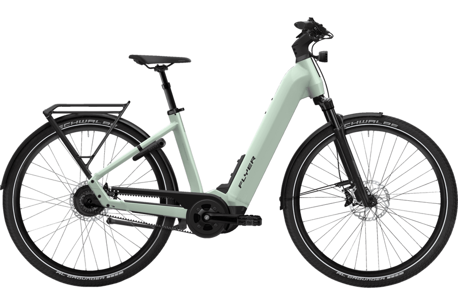 Flyer G1 Upstreet 7.43 Wave Pearl Black Gloss E-Bike - Lifty Electric