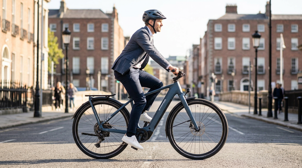 Urban E-Bike Commuter in Dublin