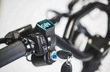 HERO X8 52V 23Ah electric scooter — cockpit deck detail