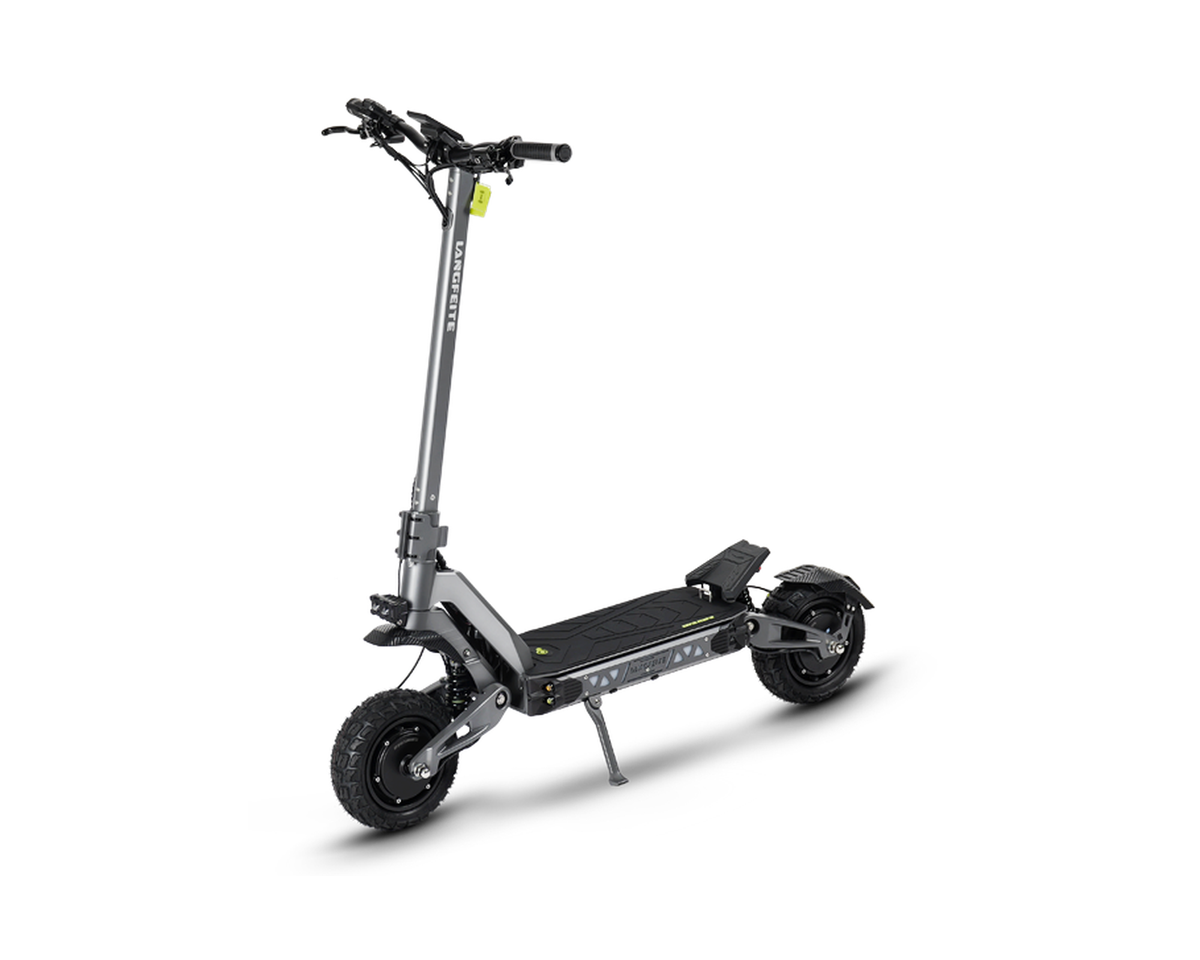 Langfeite GT2 Mini Dual Electric Scooter - Full Vehicle Front/Side Studio Shot