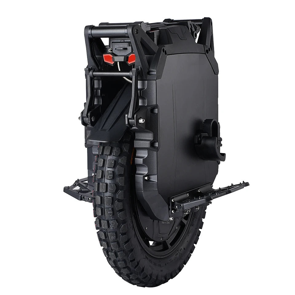 LeaperKim Oryx 66 lb 4700Wh 50S Electric Unicycle - Tubeless Knobby Tyre Battery and Chassis Architecture