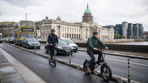 E-bike and E-scooter commuting in Dublin