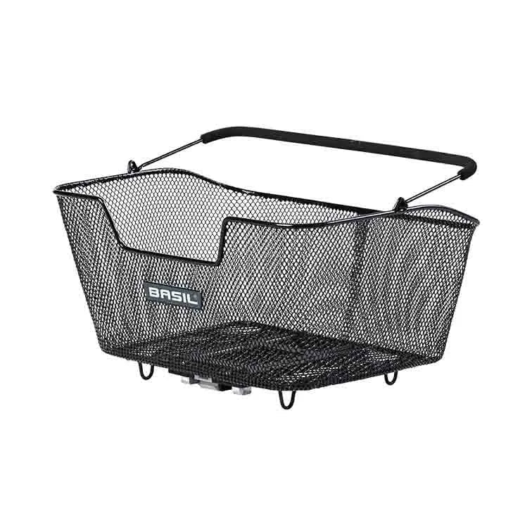 Luggage frame basket BASIL Base M MIK, black - Lifty Electric