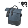 Luggage rack bag BASIL Cove with MIK Hooks, 14-16 L, blue/black