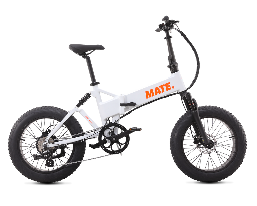 MATE X EVO Fat Tyre Electric Bike official product image on white background
