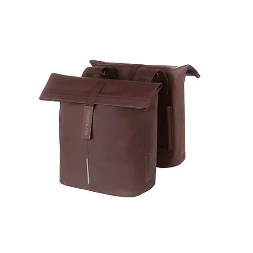 Pannier bag Basil City, 28-32L, double-sided, brown - Lifty Electric