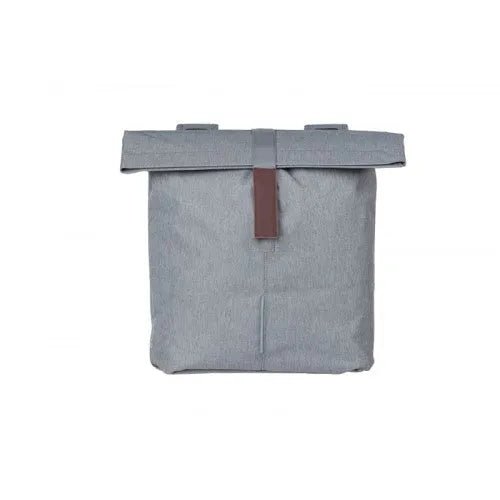 Pannier bag BASIL City double bicycle bag, 28-32 L, gray - Lifty Electric