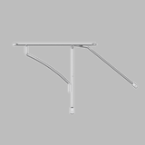 UTO OG20 Rear Rack – Silver – view 1
