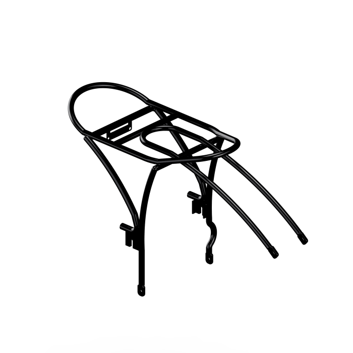 UTO OG16 High-Mount Rear Rack V2 – Black – view 1