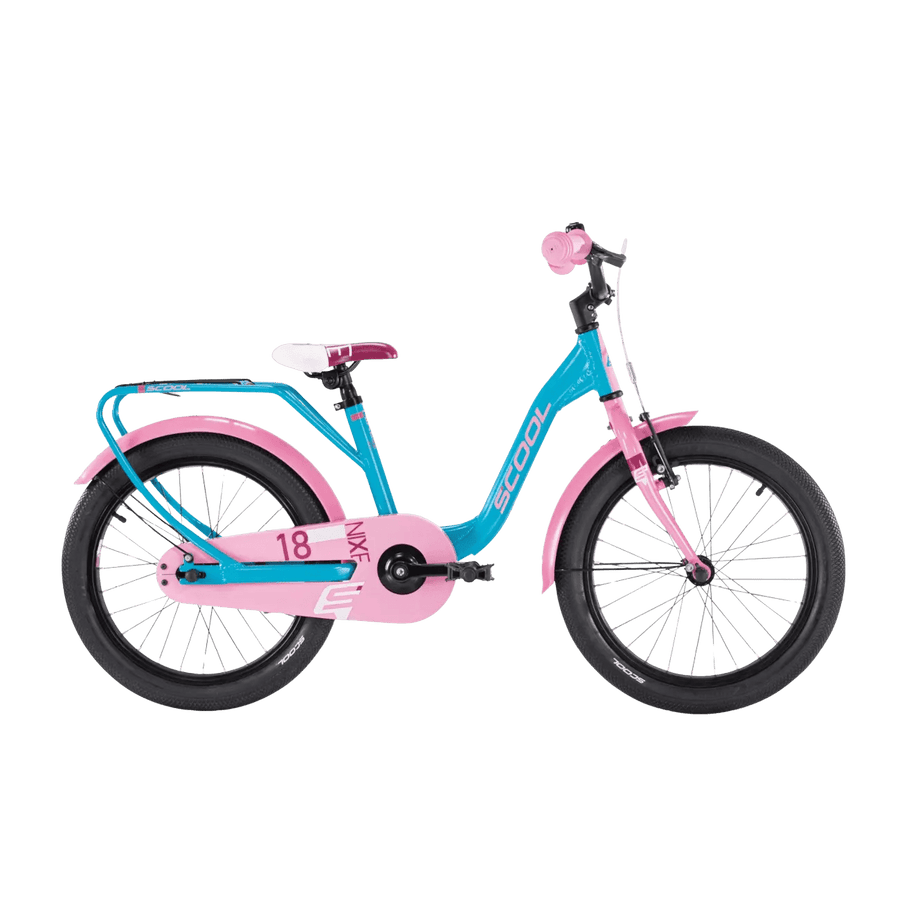S'COOL niXe 18-Inch Kids Bike – Ocean/Pink - Lifty Electric