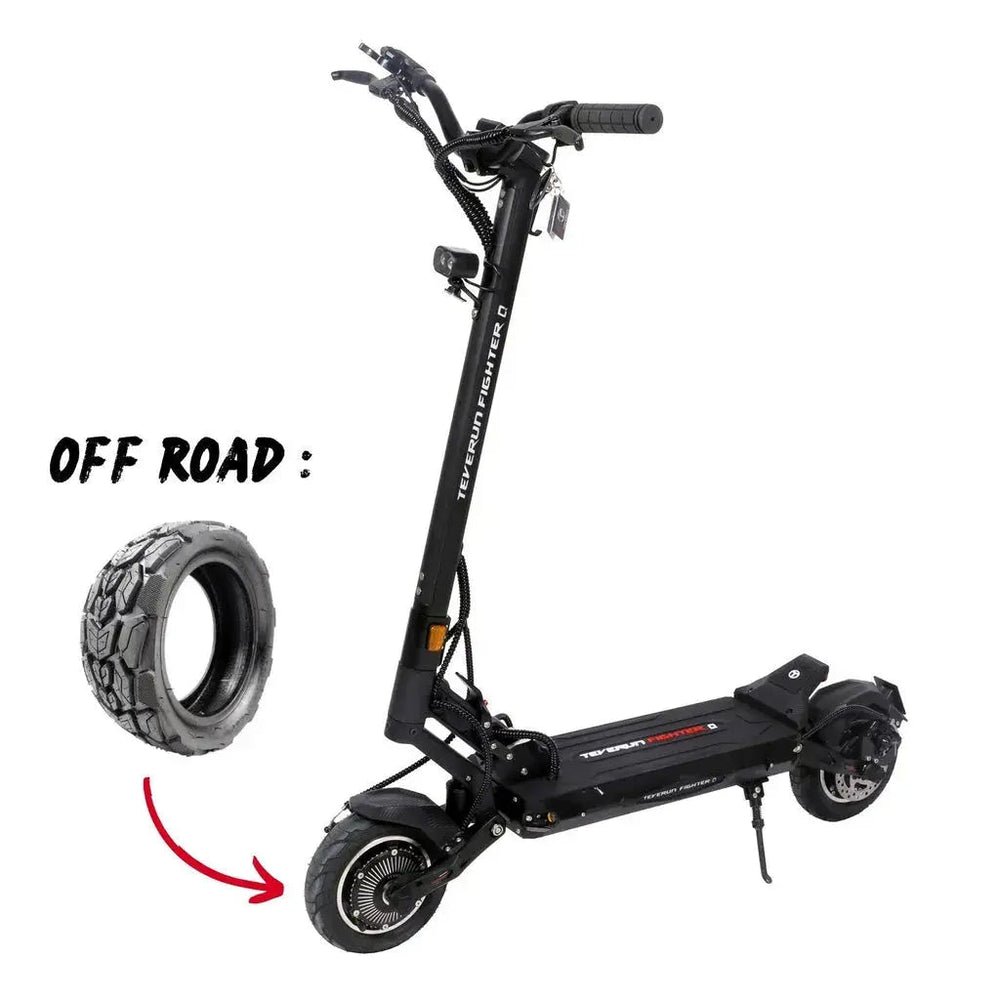 Teverun Fighter Mini Q Electric Scooter Cockpit Display and Controls