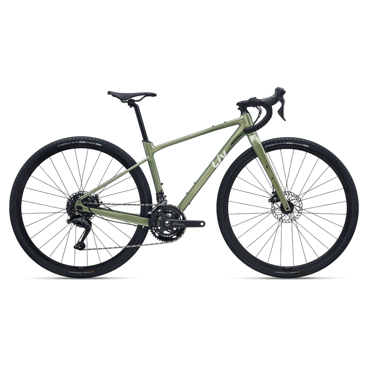 Women's Gravel Bike LIV Devote 2, Gleaming Olive (S)