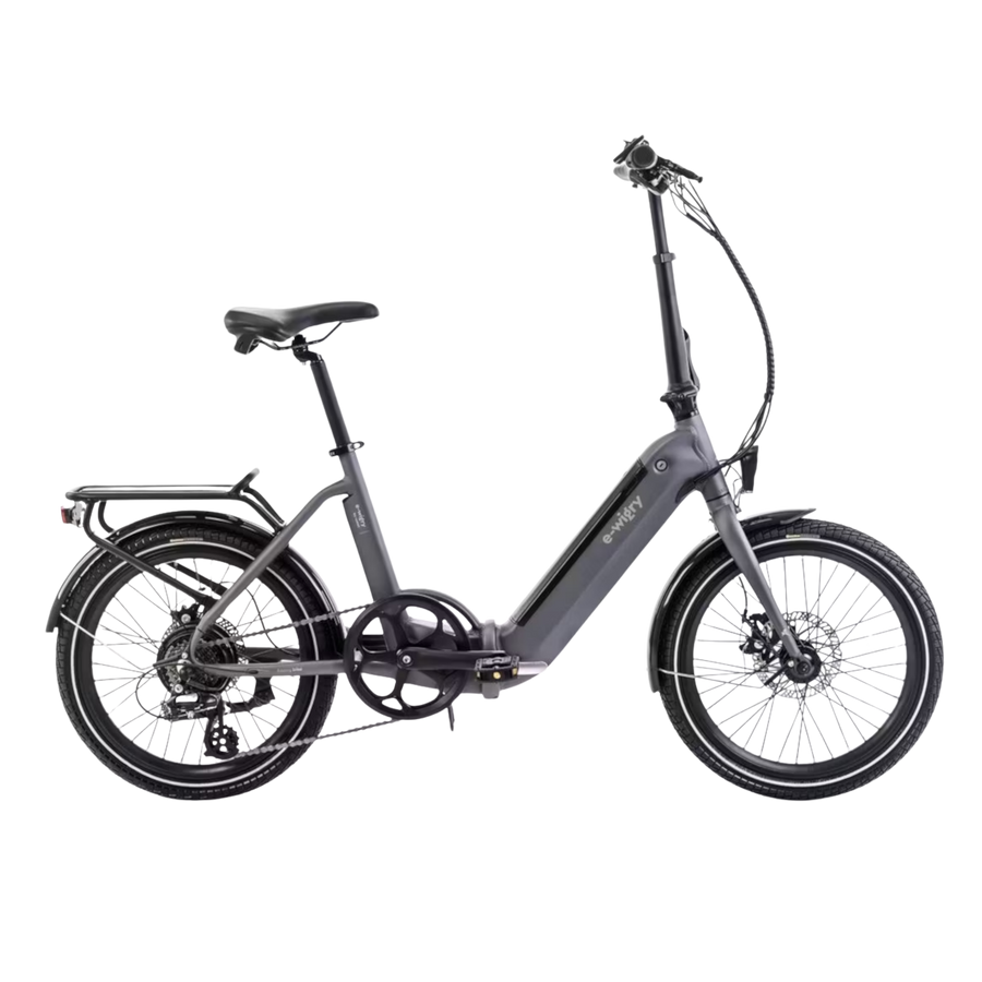 Folding electric bicycle ROMET E-Wigry 1.0, dark gray