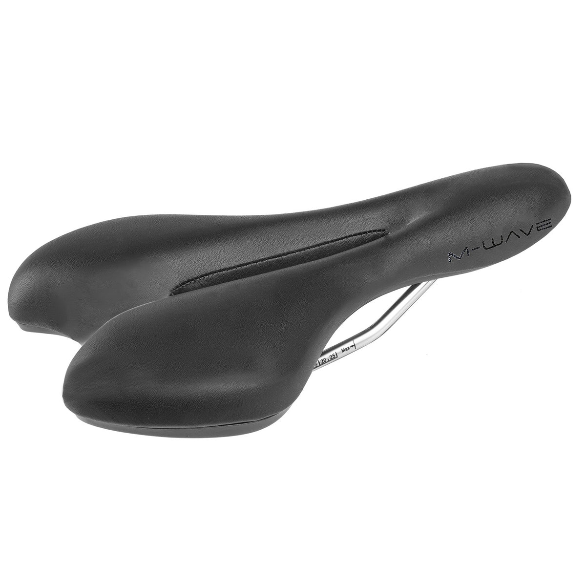 Saddle M-WAVE Comp VI racing saddle, with vent, black