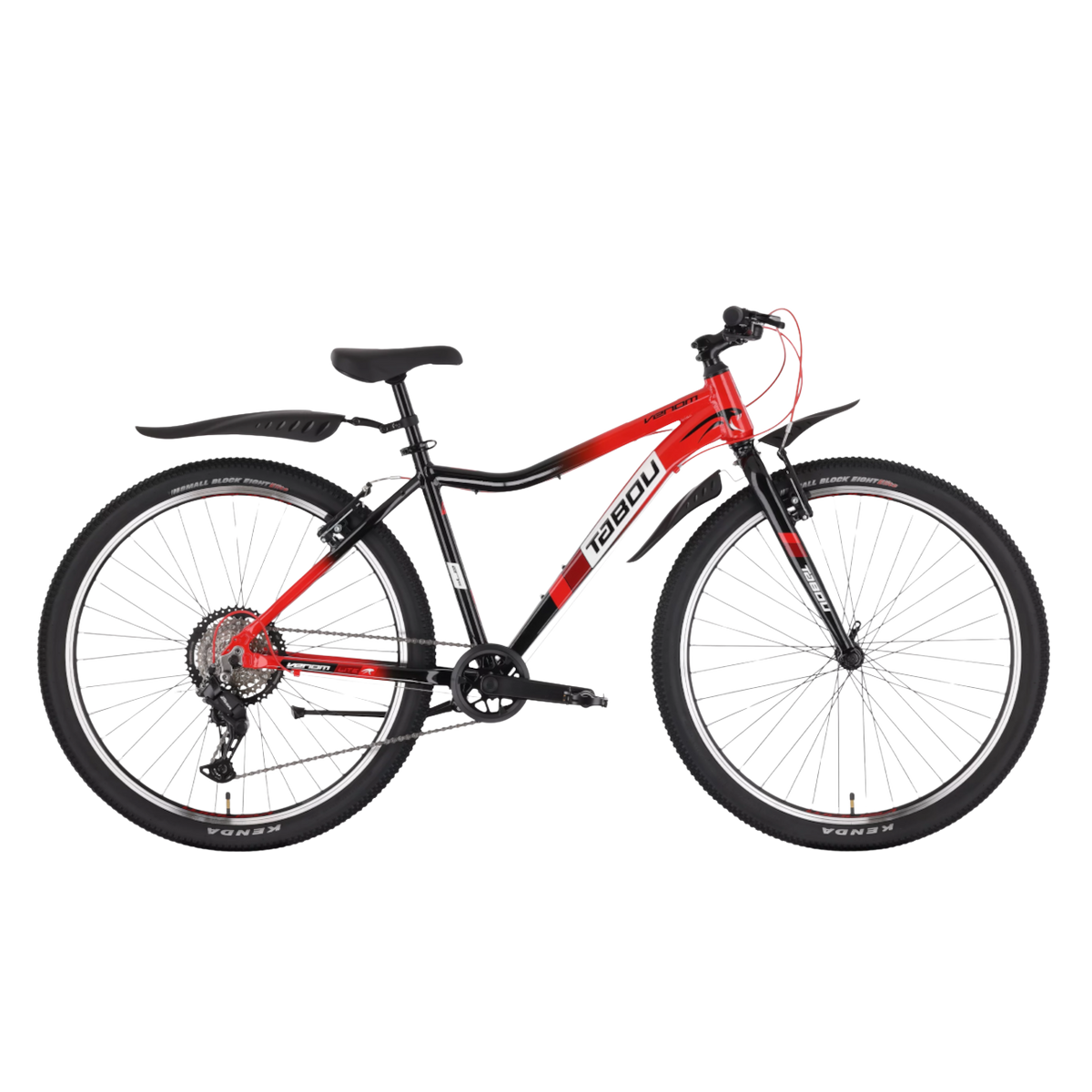 Youth bike TABOU Venom Lite, 27.5" 17" L, red-black