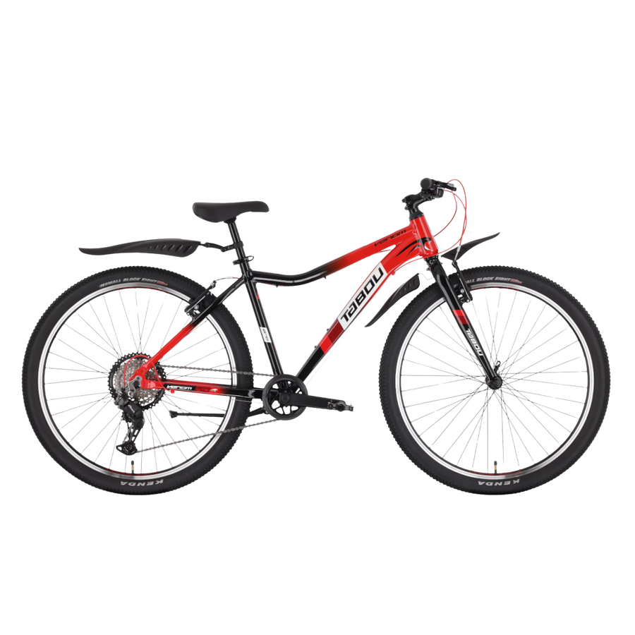 Youth bike TABOU Venom Lite, 27.5" 17" L, red-black