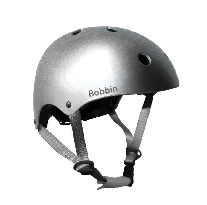 Helmet BOBBIN Disco, silver (S/M)