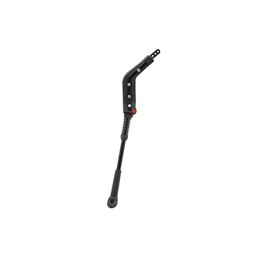 Kickstand for rear wheel HEBIE Fox I, 26"-28", with two fixing points, black