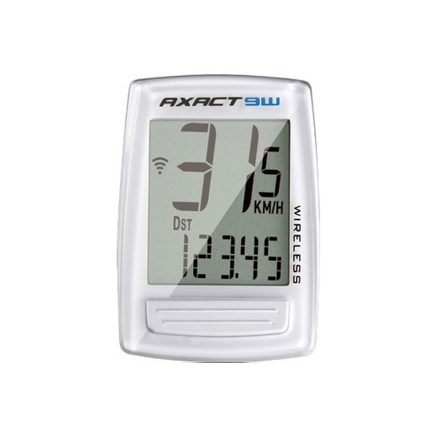 Bike computer GIANT Axact 9W, wireless, white