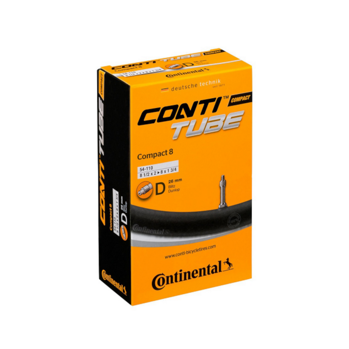 Inner tube CONTINENTAL Compact 8, 54-110, Dunlop