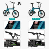Fiido X 2025 Folding Electric Bike detail view in Ireland